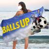 Полотенце Пляжное B-Balls Ванная Быстросохнущее Легкое В Портативный Сауна Кемпинг Бассейн для плавания Путешествия