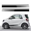 Спортивные гоночные полосы Стайлинг автомобиля Боковая накладка на дверь Наклейки Виниловые наклейки Декор Для Mercedes Benz Smart Fortwo 453 451 Аксессуары
