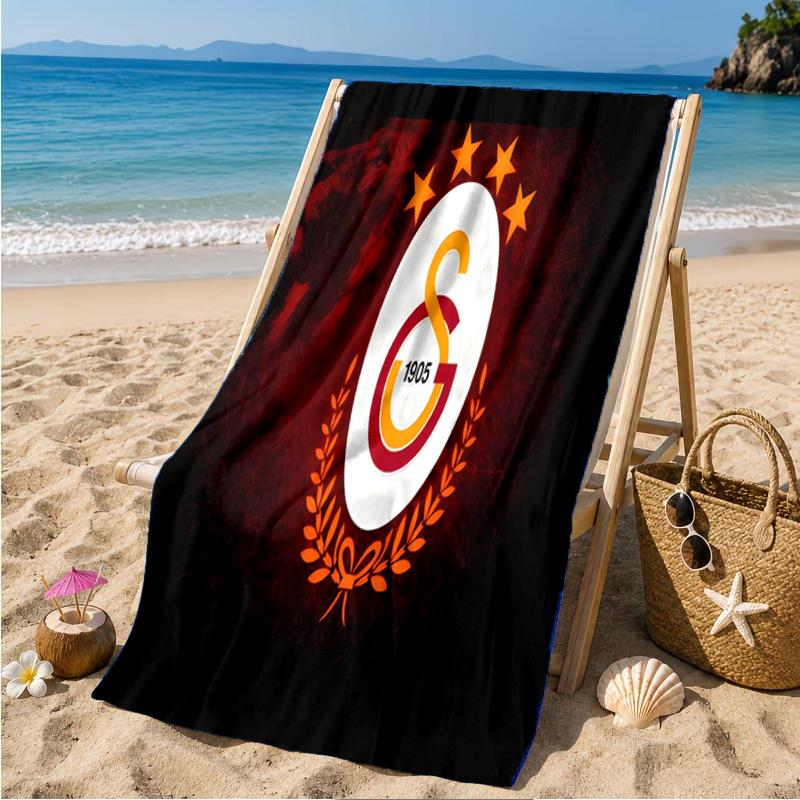 Gala-tasaray Legacy Beach Towel Microfiber Beach Towel, Lightweight and Quick-Dry, for Summer Travel, Swimming Pool Fan Birthday Gift