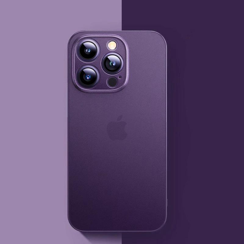 Colorful 0.3mm Ultra Thin Matte Case For iPhone 15 14 13 12 Mini 11 Pro XS Max X XR 7 8 SE Translucent Hard Frosted Phone Cover