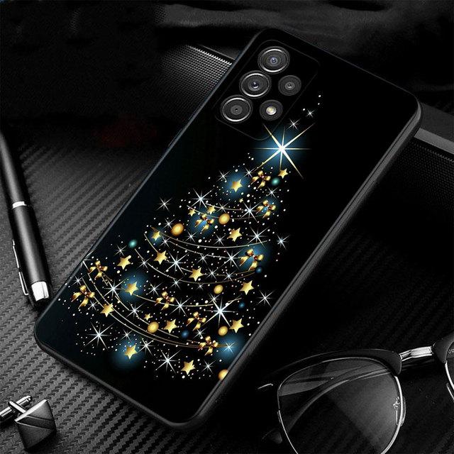 Чехол для телефона Samsung Galaxy A73 A72 A71 A12 A21s A22 A23 A31 A32 A51 A52 A52s A53 A02s, чехол с рождественской елкой и оленем