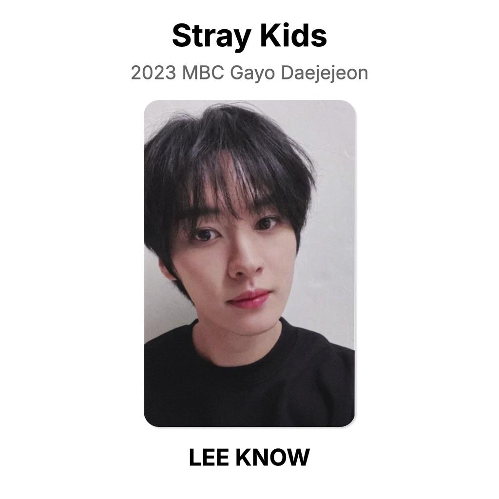 Stray Kids Официальная фотокарточка MBC Gayo Daejejeon 2023