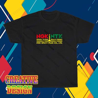Новая футболка с логотипом NGK Spark Plugs, смешная, размеры от S до 5XL