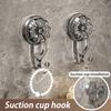 1/2/3/4Pcs Transparent Suction Cup Hooks Strong Load-bearing Easy To Install Removable Heavy Duty Vacuum Suction Cups with Hooks