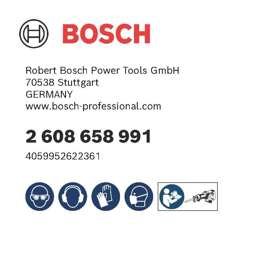 BOSCH S937BEF Биметаллические пилки для сабельной пилы по металлу средней толщины, 5 шт. (2608658991)