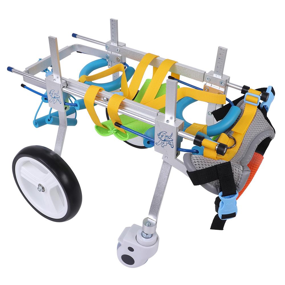 Pet Wheelchair for Handicapped Small Medium Dog Cat Walk Legs Rehabilitation (S)