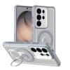 Применимо к Samsung S26Ultra Цветной Охлаждающий Магнитный Держатель Чехол для Мобильного Телефона S25Ultra Дышащий S24 Защитный Чехол