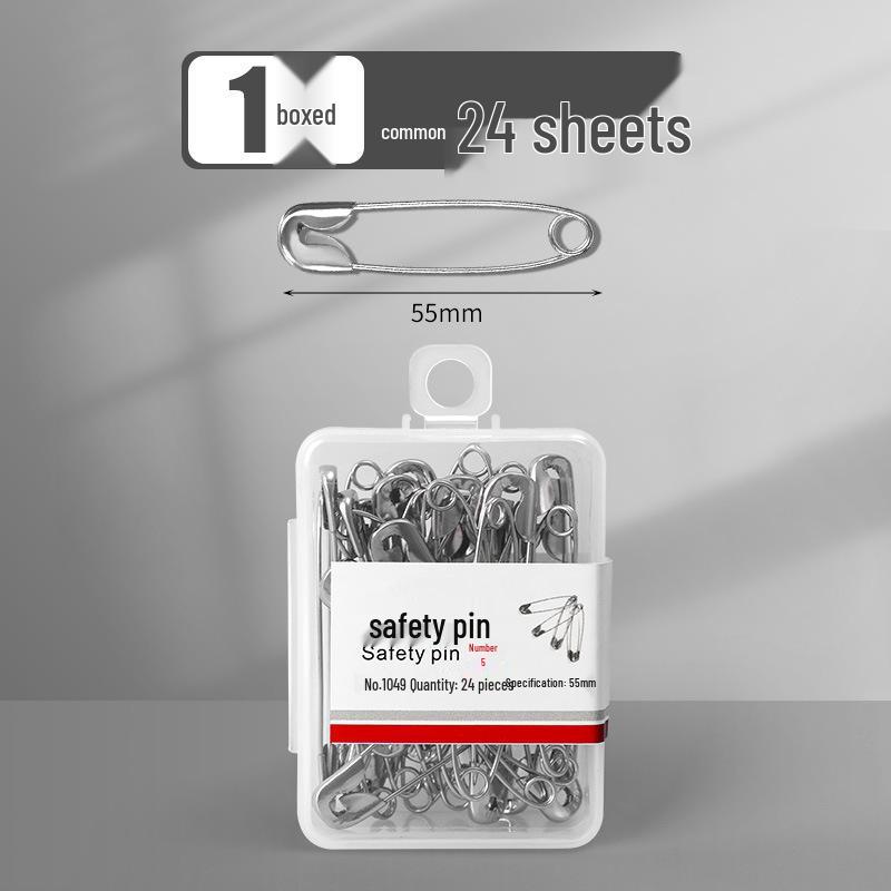 Vintage Safety Pin Brooch for Clothes: Small To Extra Large - Secure Paper Clip Style for Bed Sheets and More