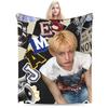 Джеймс Кортис Kpop Boy Band K-Pop Плед Теплый Мягкий Пушистый Плюшевый Постельное Белье Пледы Для Детей На Улицу Фланелевое Покрывало Покрывало На Кровать