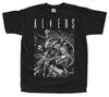 ALIENS 1986 V5 Футболка Черная Постер Фильма Ужасов Все Размеры от S до 5XL