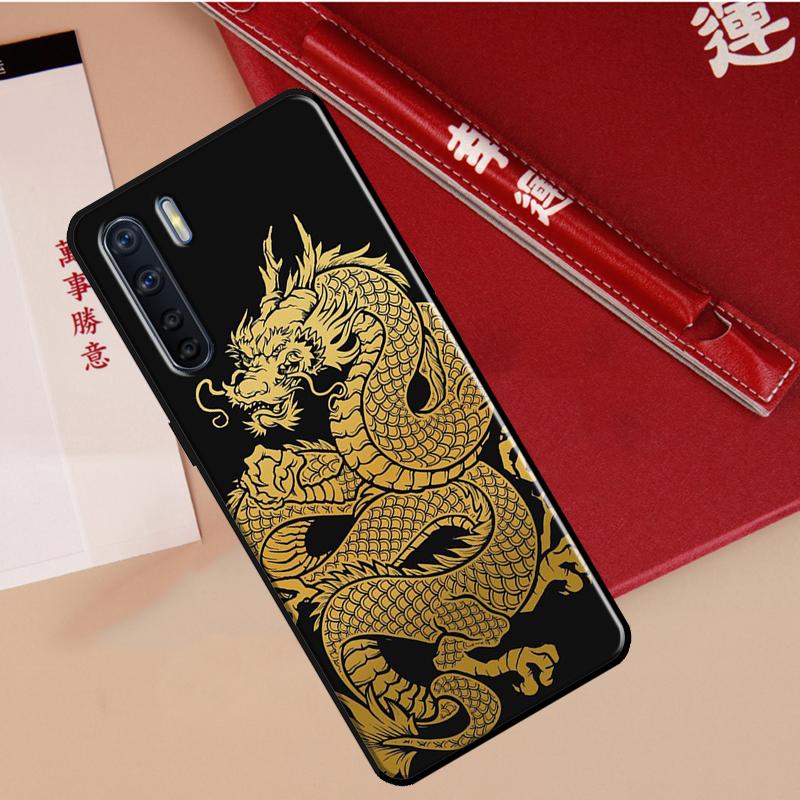 Китайский Дракон Чехол Для Oppo A60 A98 A58 A78 A18 A38 A80 A40 A77 A57 A17 A74 A54 A94 A96 A76 A16 A15 A5 Pro