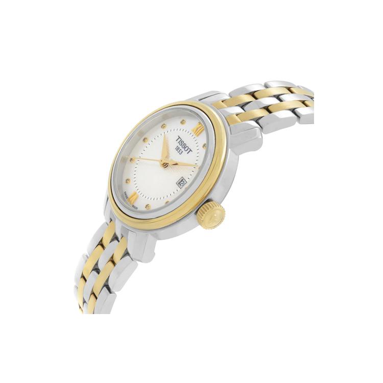 Tissot Коллекция Harbor Кварцевый механизм Водонепроницаемость 50 метров Женские часы 29 мм Белый циферблат T097.010.22.118.00