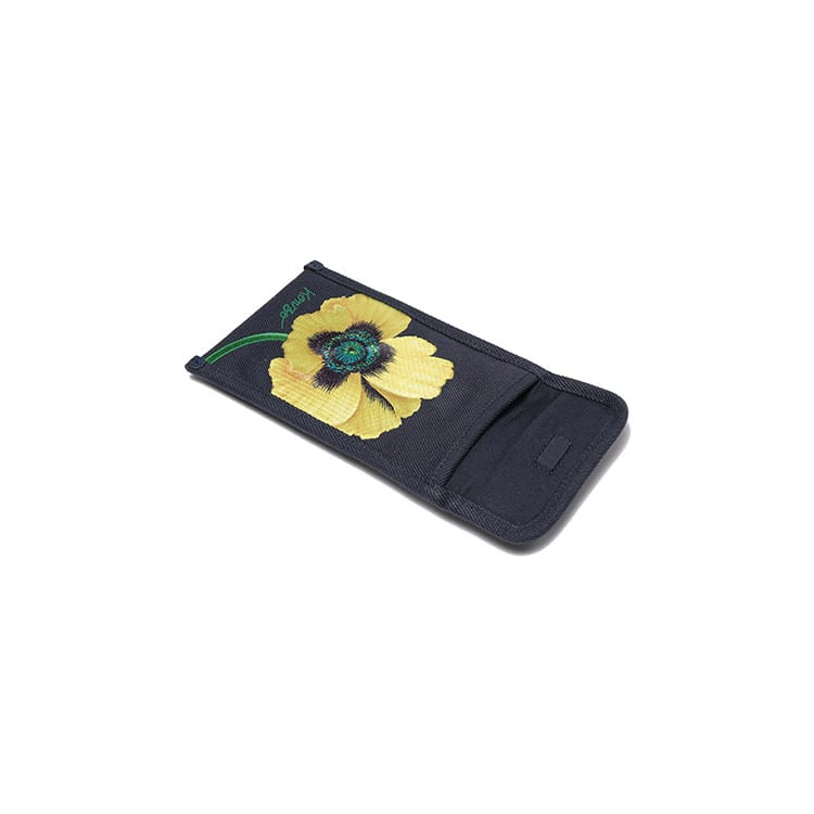 Kenzo Nigo Drop4 POPPY Цветок Коровья Кожа Сумка на Плечо Мужская Морской Синий FC65PM919F31-76