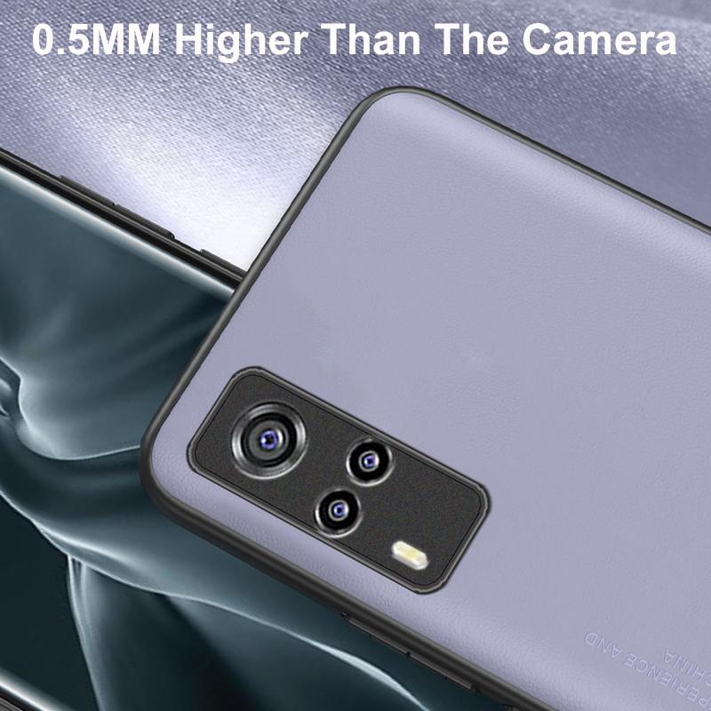 Роскошный чехол для телефона из искусственной кожи для Vivo Y31 Y51 Y53S Y72, силиконовый тонкий чехол для Vivo Y21 Y21S Y33S Y20 Y20S Y11S Y12S Coque