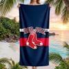 Модное пляжное полотенце Boston Red Sox, портативное, мягкое, быстросохнущее, для плавания, кемпинга, отпуска