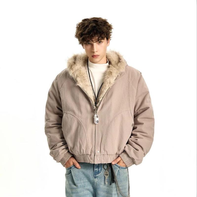 Унисекс хлопковая куртка American Eagle с меховым воротником и флисовой подкладкой для зимней рабочей одежды