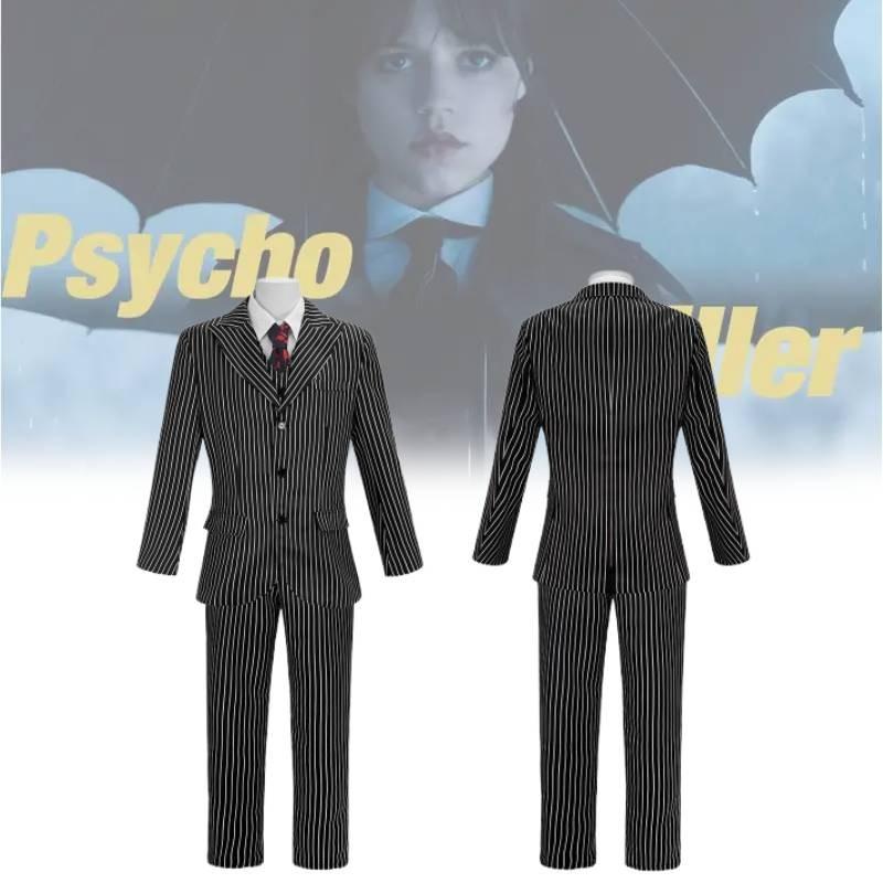 Wednesday Season 2 Cosplay Costume With Polyester Fabric For Halloween Stage Performance