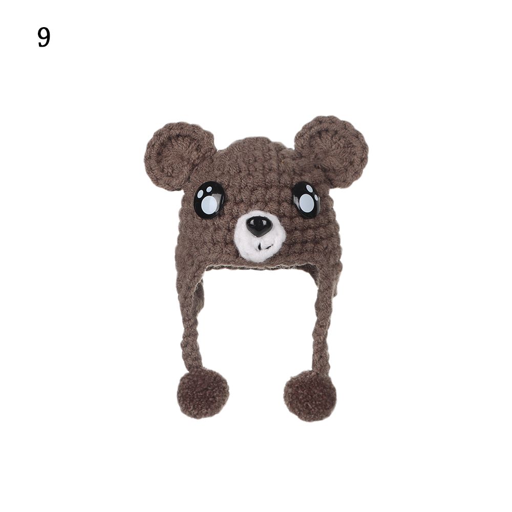 Clothes Accessories Fashion Cloth Cartoon Knitted Hats Doll Knitted Hat 1/12bjd Hat Animal Ear Caps