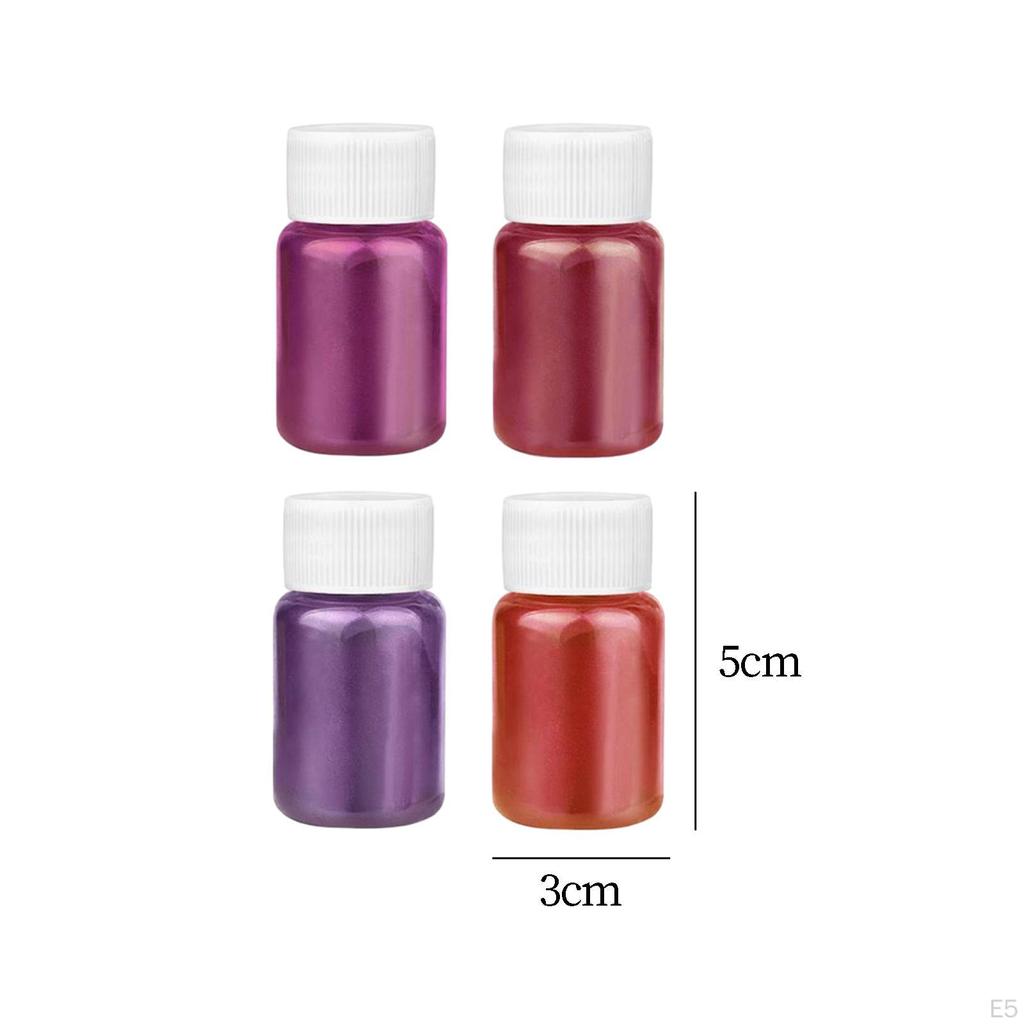 4 шт., слюдяный порошок, пигмент, мерцающий блеск для мыла для ногтей из эпоксидной смолы