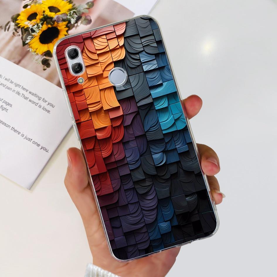 Чехол для Honor 10 Lite HRY-LX1 HRY-LX2 Чехол Мотылек Прозрачный Силиконовый Fundas Чехлы Для Honor 10 10i Honor10 Бампер