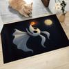 Ghost Pumpkin Light Carpet Rug Soft Washable Anti Slip Home Living Room Sofa Mats Personalized Christmas Rug