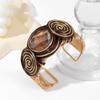Opening Design Metal Bracelet Handmade Hand Ornament Wire Winding Cuff Bracelet  Jewelry Gifts