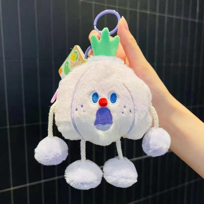 Soft Plush Vegetable Doll With Storage Pouch And Decorative For Childrens Gift