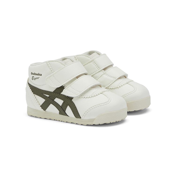 ONITSUKA TIGER Мексика Mid Runner TS Удобные Легкие Полувысокие Кроссовки для Ходьбы Детская Обувь Белый 1184A133-102