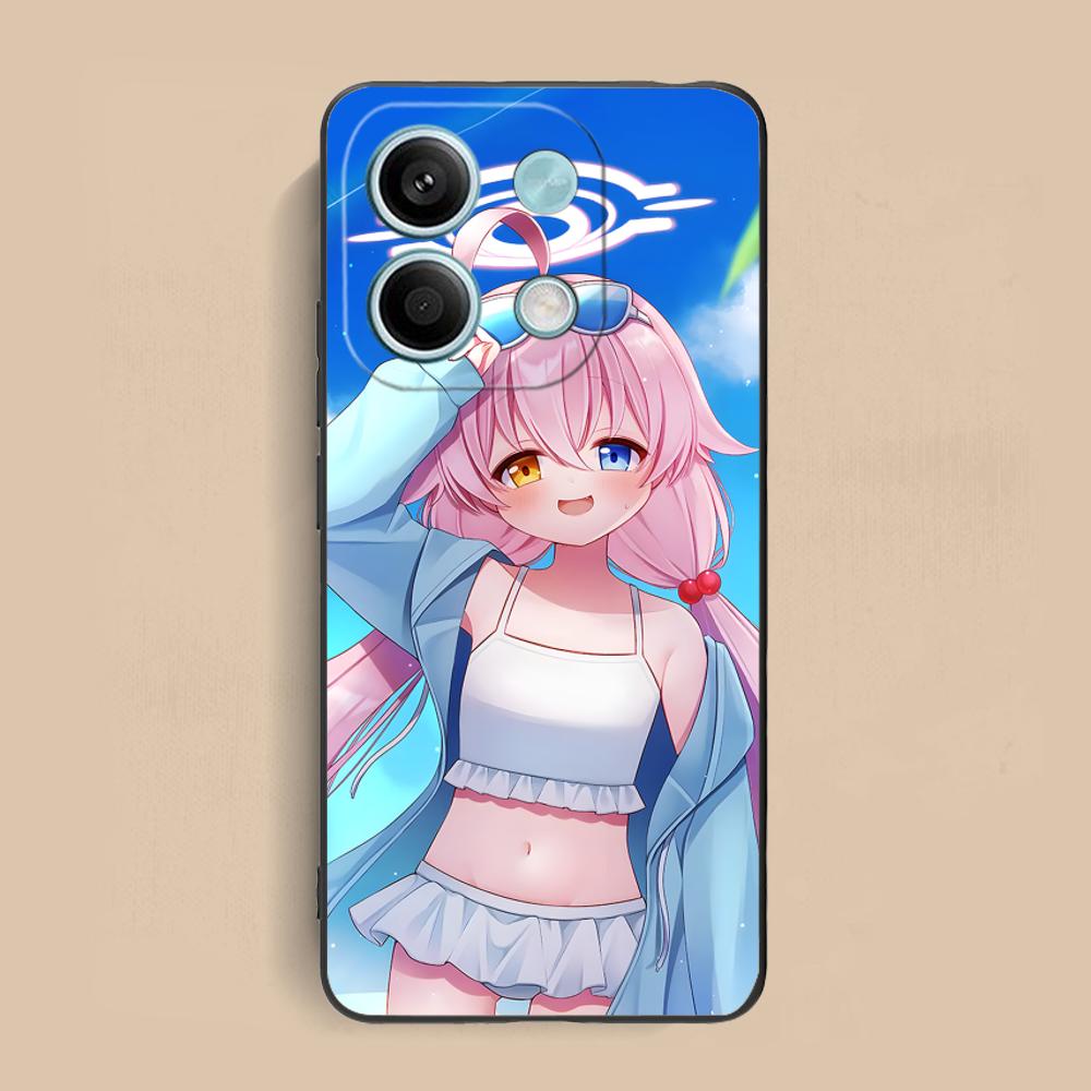 Blue Archive Takahashi Hoshino Phone Case for Xiaomi Redmi Note 14 13 12 11 S Pro Plus 4G 5G Colorful Printing Cover Smartphone