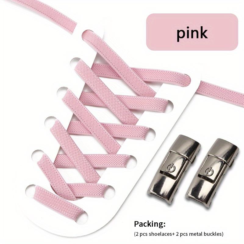 1 пара шнурков без завязок с пряжками для кроссовок, спортивной обуви