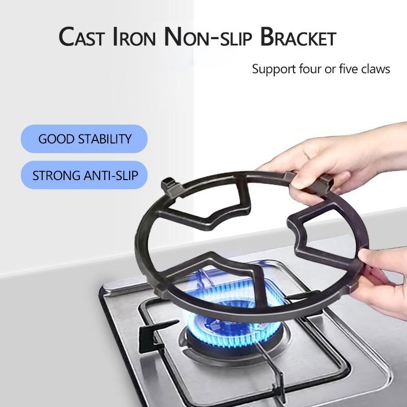 1pcs Non Slip Cast Iron Stove Wok Support Rack Burner Gas Stove For Burner Hobs Home Cookware