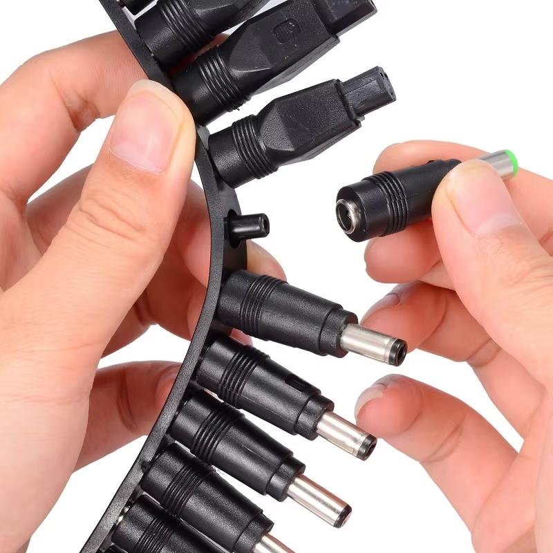 34PCS Universal 5.5mmx2.1mm DC AC Power Adapter Tips Connector Kits for Lenovo Thinkpad Laptop Power Supply Plug Jack Sets