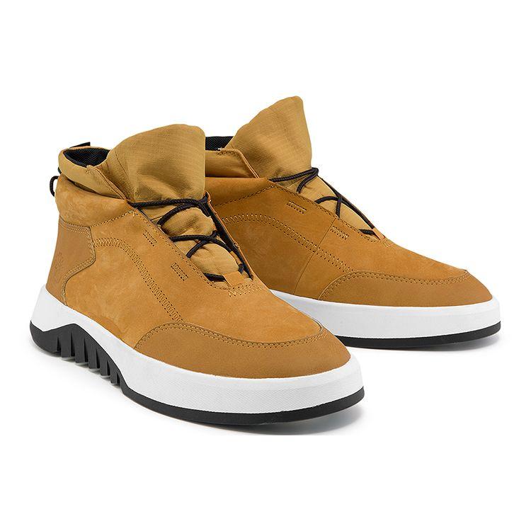 Timberland Outdoor Casual Durable Non-Slip Mid-Top Functional Shoes Men Shoes Wheat A2M9PW