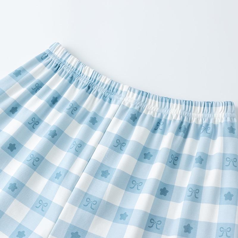Fentengan 100% pure cotton with chest cushion, soft women's sleepwear and home suit set, cropped pants can be worn outside