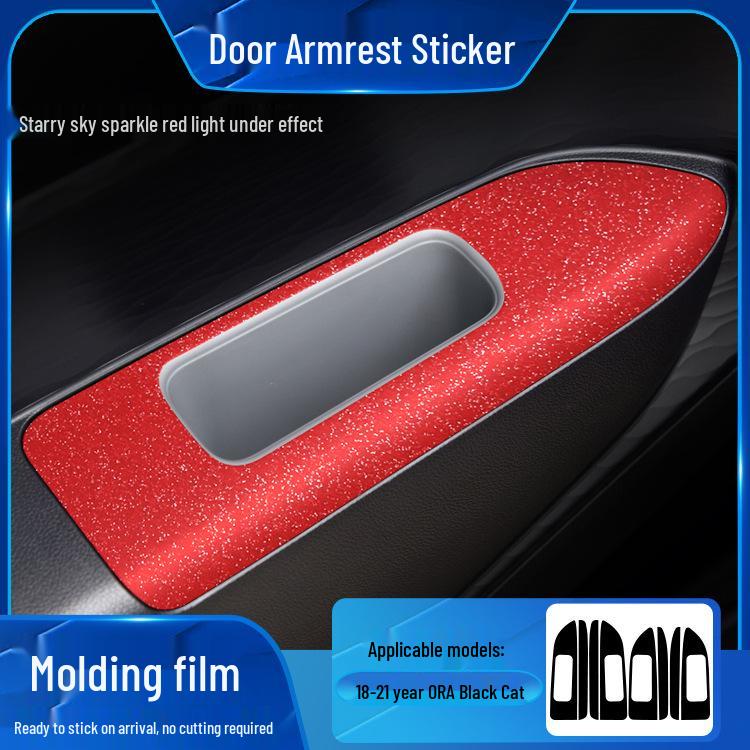 Пленка Звездное небо для интерьера ORA Black/Good Cat, матовая оберточная наклейка для замены