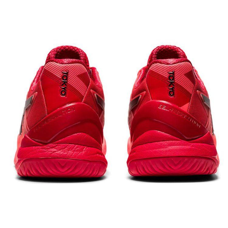 Asics Гель Resolution 8 Tokyo 'Красный Черный' Женский 1042A131-701