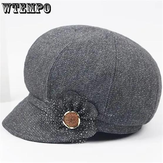 WTEMPO Женские весенне-летние однотонные универсальные кепки с козырьком для отдыха на природе в стиле ретро, повседневные бейсболки для отдыха на природе