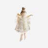 1PC Angel Girl Romantic Christmas Gift Pendant Creativity Plush Doll Decoration Cute Mesh Ornament