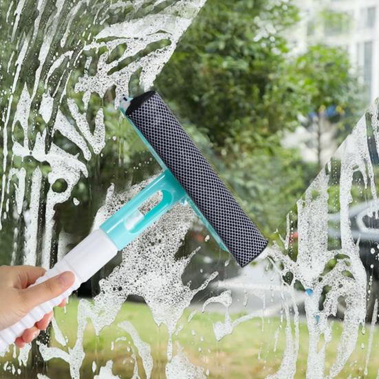 Ракель для оконного стекла с распылителем воды, нескользящая ручка, подвесное хранилище, многофункциональное чистящее средство 3-в-1