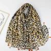 2024 Spring And Autumn Winter New Cotton And Hemp Long Thin Scarf Travel Versatile Sunscreen Warm Shawl For Women