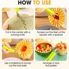 3-in-1 Stainless Steel Fruit Cutter Fruit Carving Cutting Multifunctional Set Kitchen Gadget Essential Kitchen Accessories