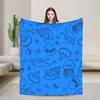 D-Dragon Quest Slimes Blanket Quality Soft Warm  Throw Blanket Winter Kids Couch Chair Sofa Bed Funny Bedspread