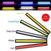 1/2PCS DC 12V 17cm Blue Super Bright LED Car COB Lights DRL Fog Driving Running Lamp Car COB LED Light Waterproof