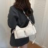 Y2K PU Leather Underarm Bag Korean Style Women Handbag Casual Pocket Crossbody Bag Girls