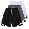 Men's Mesh Shorts Sports Basketball Shorts, Running, Fitness, Quick Drying, Breathable Stretch Shorts