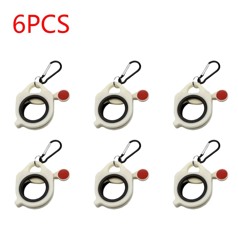 1-10Pcs Fluorescent Cable Tie Organizer Portable Storage Cable Tie Holder Cable Tie Storage Tool Electrical Wire Tie Organizer