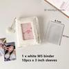 MINKYS New Arrival Fabric M5 3 inch Kpop Photocards Binder Book idol Photo Collection Book  Album Book