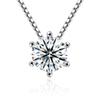 Real 1 Carat D Color Moissanite Pendant Necklace 100% 925 Sterling Silver Sparkling Engagement Wedding Party Fine Jewelry