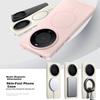 KEKLLE Huawei Mate60 Case Magnetic Wireless Charging Matte Shockproof Protective Cover Sakura Pink