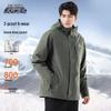 Унисекс утепленная outdoor куртка 3-в-1 с гусиным пухом